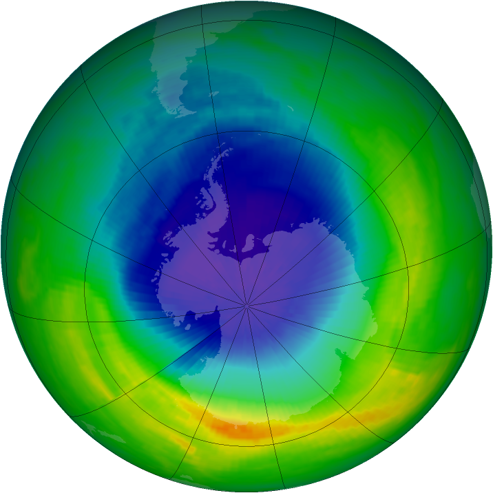 Ozone Map 1991-10-26